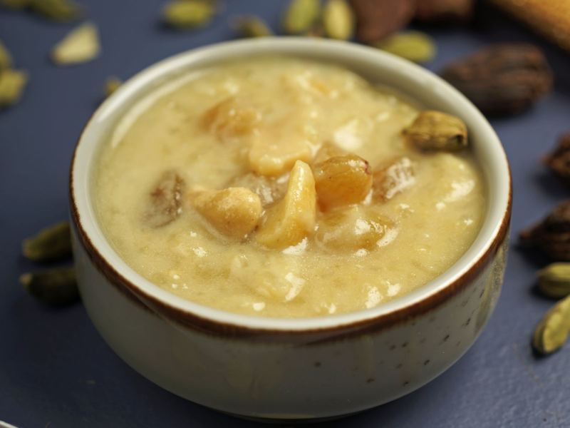 A bowl of kheer