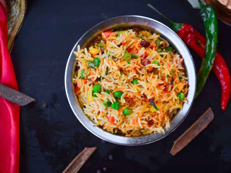 Vegetable biryani